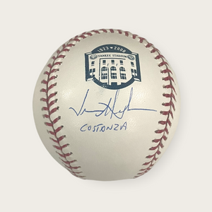 Jason Alexander - Signed 1923-2008 Yankee Stadium Baseball with "Costanza" inscription