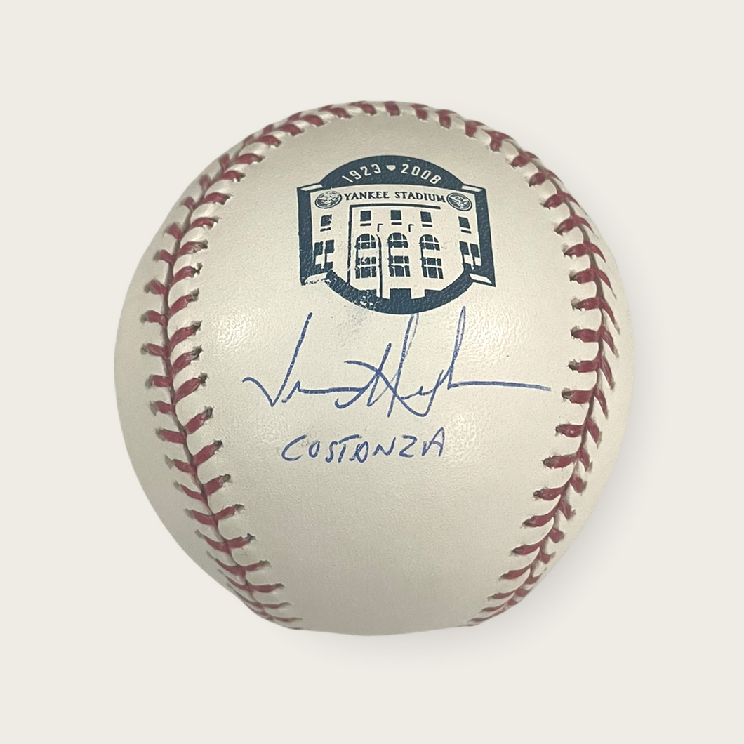 Jason Alexander - Signed 1923-2008 Yankee Stadium Baseball with 