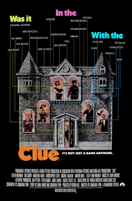 Tim Curry signed Clue: The Movie Image #5 (8x10, 11x17)