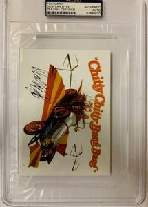 DICK VAN DYKE Signed CHITTY CHITTY BANG BANG POSTCARD