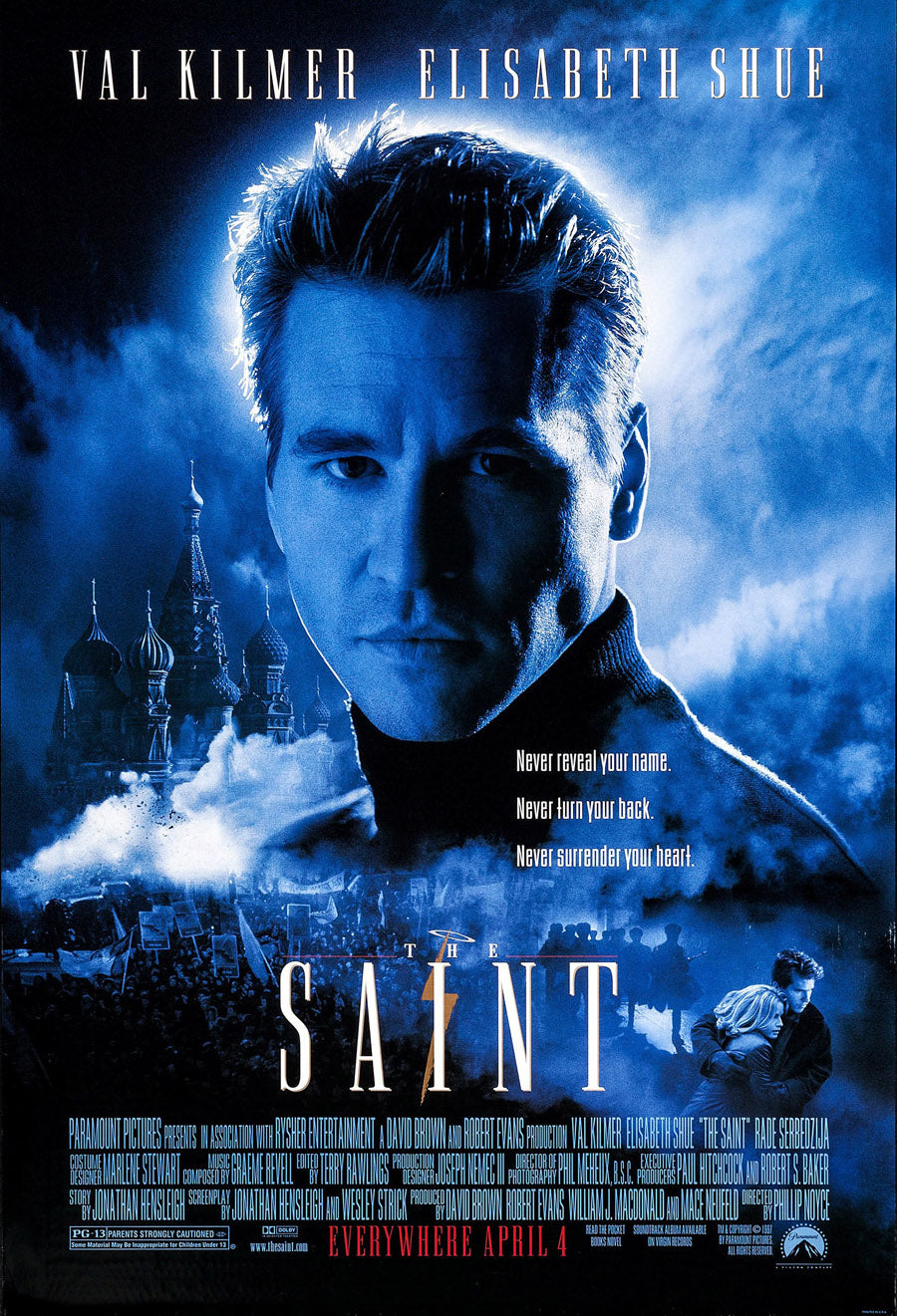 Val Kilmer - Signed The Saint Mini Movie Poster #1 (8x10, 11x17)